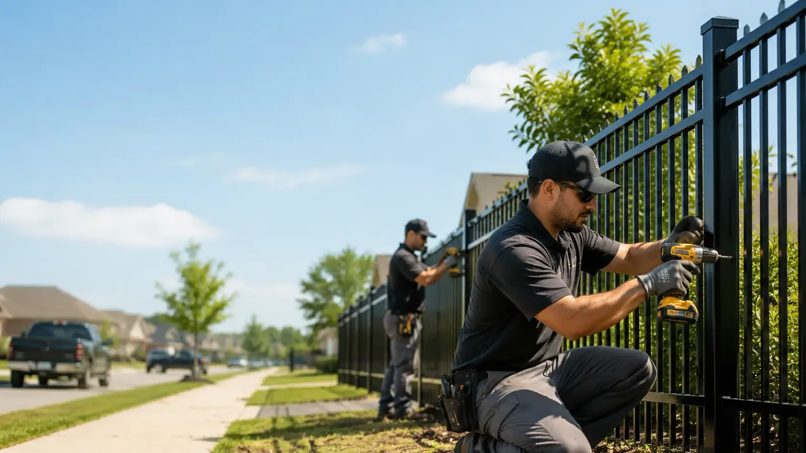Metal Fence Installation in Cloverdale, IN